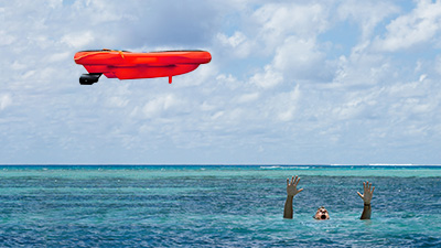 飛行救生艇救援僅3步 飛行救生艇救援僅3步
