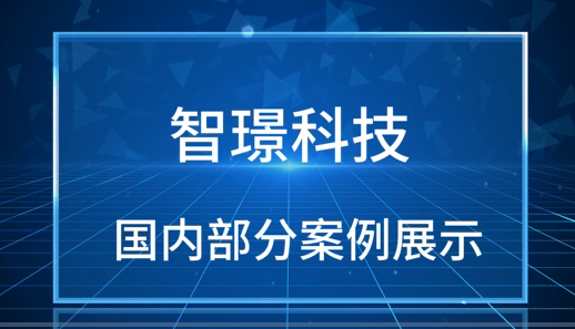 智璟科技部分案例展示 智璟科技部分案例展示